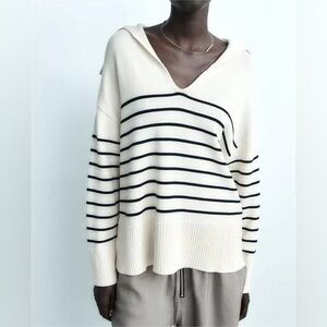 Zara Breton Stripped Sweater